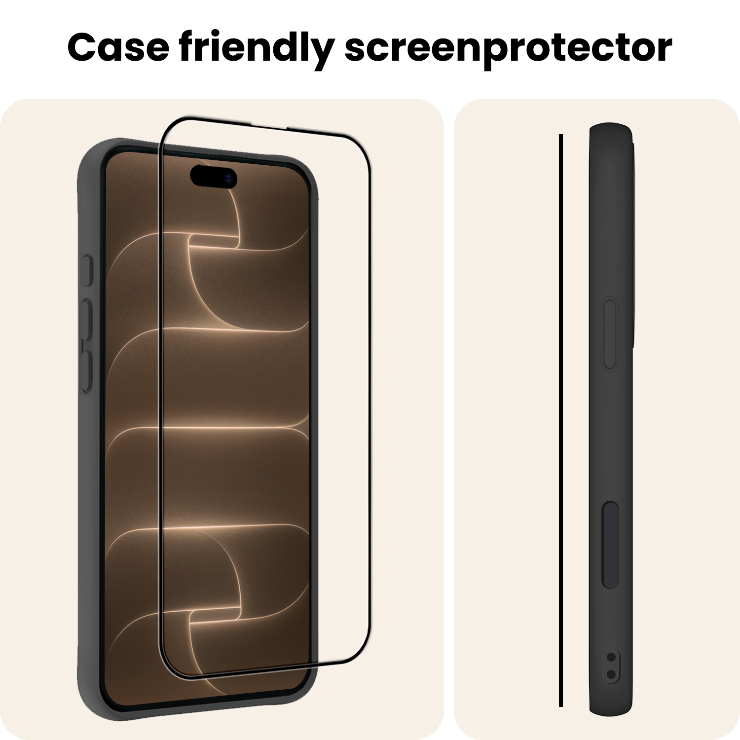 Nomfy Nomfy iPhone 18 Pro Max Screenprotector Met Installieframe - 3 PACK
