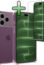 BASEY. BASEY. iPhone 18 Pro Hoesje Shockproof Met Screenprotector Met Dichte Notch
