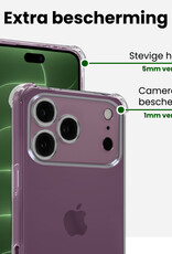 BASEY. BASEY. iPhone 18 Pro Hoesje Shockproof Met Screenprotector Met Dichte Notch