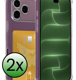 BASEY. BASEY. iPhone 18 Pro Hoesje Pashouder - 2 PACK