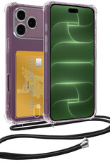 BASEY. BASEY. iPhone 18 Pro Hoesje Pashouder met Koord