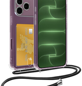 BASEY. BASEY. iPhone 18 Pro Hoesje Pashouder met Koord