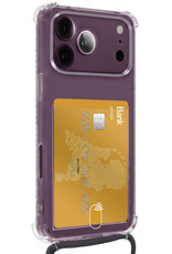 BASEY. BASEY. iPhone 18 Pro Max Hoesje Pashouder met Koord Met Screenprotector
