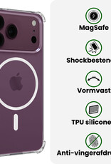 BASEY. BASEY. iPhone 18 Pro Magsafe Hoesje - Transparant - 2 PACK