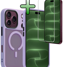 BASEY. BASEY. iPhone 18 Pro Magsafe Hoesje Lila Met Screenprotector