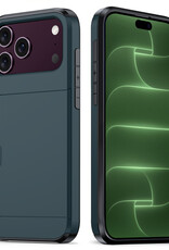 BASEY. BASEY. iPhone 18 Pro Max Hoesje Pashouder Hard - Donker Blauw