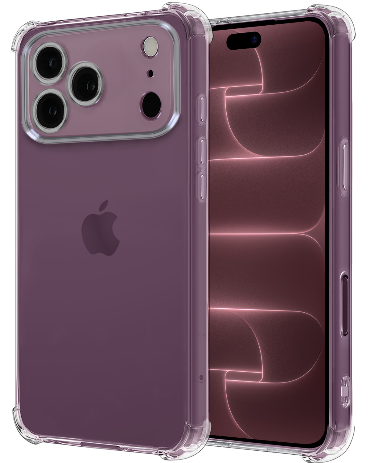 NoXx NoXx iPhone 18 Pro Hoesje Shockproof - Transparant