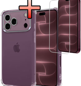 NoXx NoXx iPhone 18 Pro Max Hoesje Shockproof Met Screenprotector Met Dichte Notch