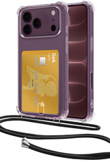 NoXx NoXx iPhone 18 Pro Max Hoesje Pashouder met Koord