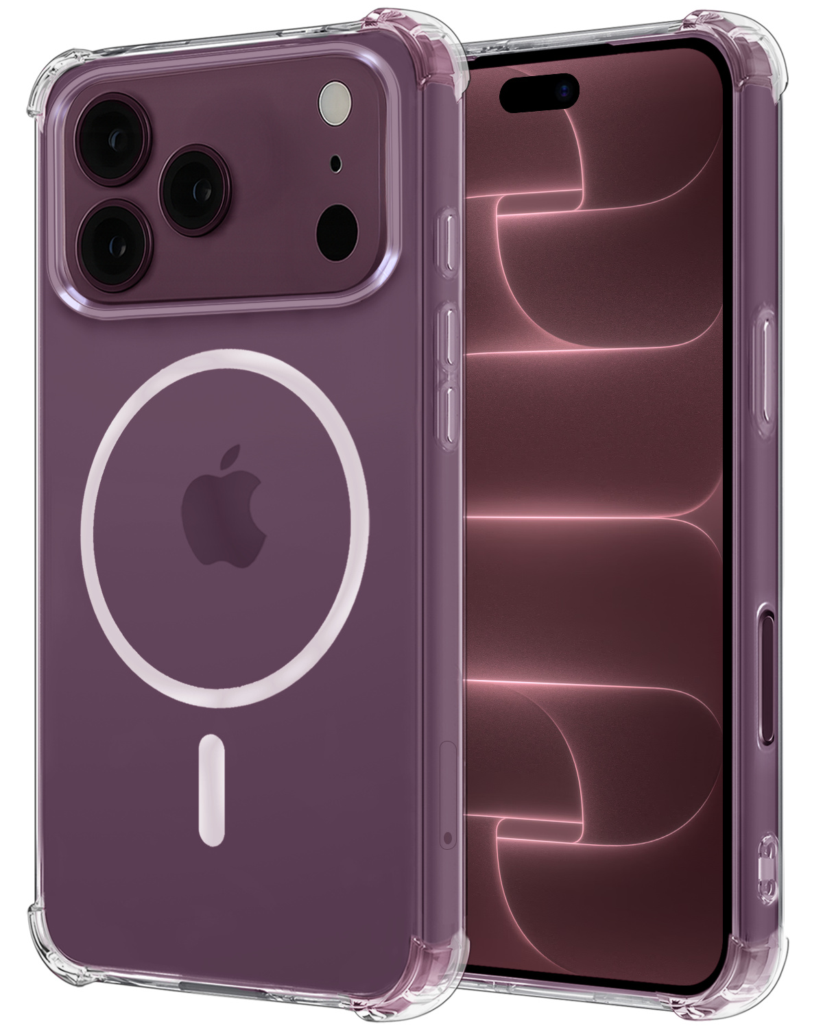 NoXx NoXx iPhone 18 Pro Magsafe Hoesje - Transparant