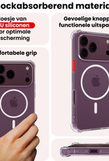 NoXx NoXx iPhone 18 Pro Magsafe Hoesje - Transparant