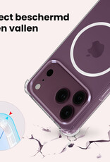 NoXx NoXx iPhone 18 Pro Magsafe Hoesje - Transparant