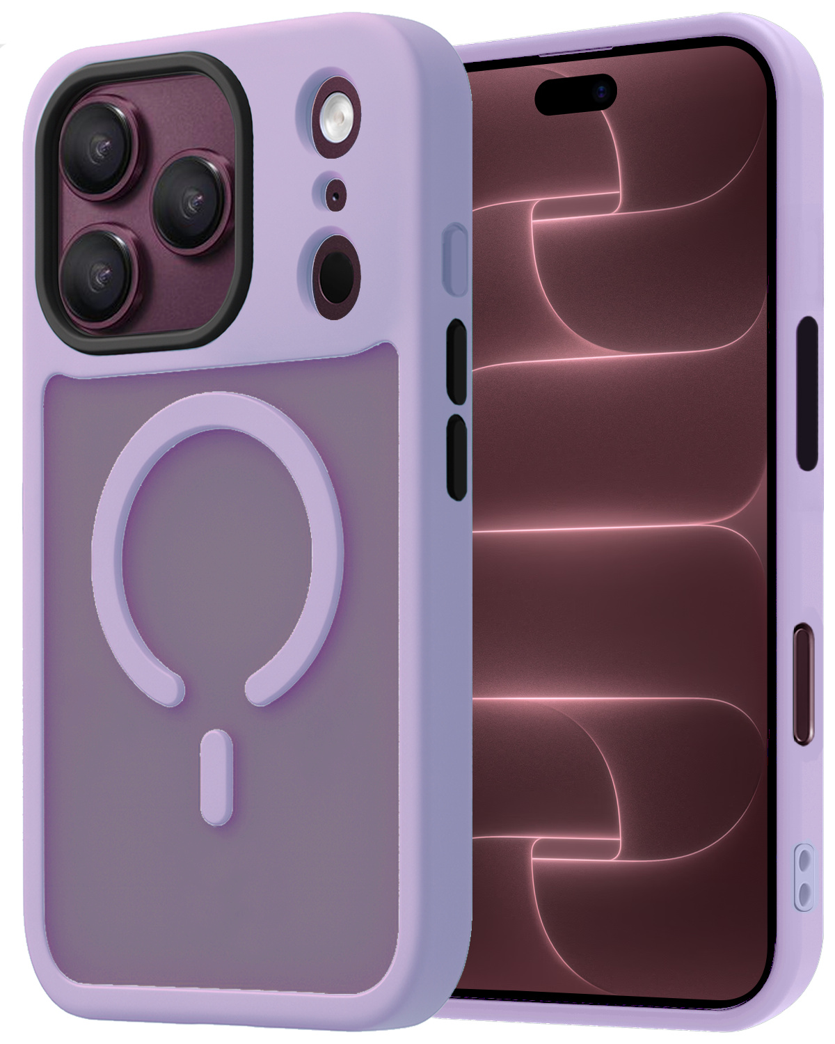 NoXx NoXx iPhone 18 Pro Magsafe Hoesje - Lila