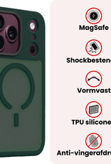 NoXx NoXx iPhone 18 Pro Magsafe Hoesje Donkergroen Met Screenprotector