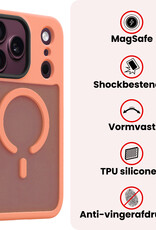NoXx NoXx iPhone 18 Pro Magsafe Hoesje Perzik Met 2x Screenprotector