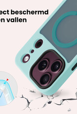 NoXx NoXx iPhone 18 Pro Max Magsafe Hoesje - Lichtblauw
