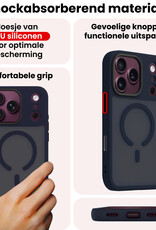 NoXx NoXx iPhone 18 Pro Max Magsafe Hoesje - Donkerblauw - 2 PACK