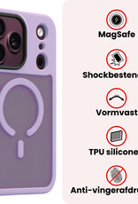 NoXx NoXx iPhone 18 Pro Max Magsafe Hoesje Lila Met 2x Screenprotector