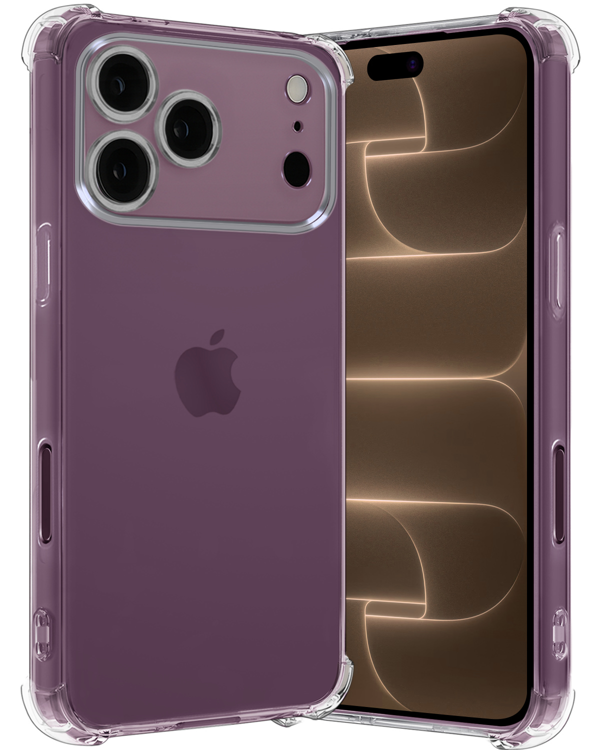 Nomfy Nomfy iPhone 18 Pro Max Hoesje Shockproof - Transparant
