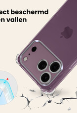 Nomfy Nomfy iPhone 18 Pro Max Hoesje Shockproof - Transparant