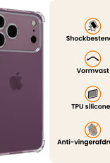 Nomfy Nomfy iPhone 18 Pro Max Hoesje Shockproof - Transparant - 2 PACK