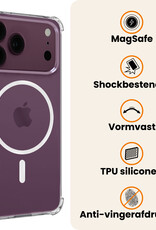 Nomfy Nomfy iPhone 18 Pro Max Magsafe Hoesje Transparant Met 2x Screenprotector
