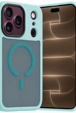 Nomfy Nomfy iPhone 18 Pro Magsafe Hoesje - Lichtblauw