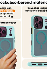 Nomfy Nomfy iPhone 18 Pro Magsafe Hoesje - Lichtblauw