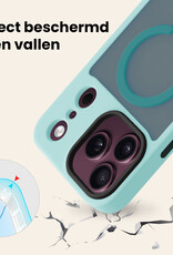 Nomfy Nomfy iPhone 18 Pro Magsafe Hoesje - Lichtblauw