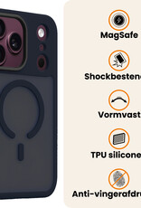 Nomfy Nomfy iPhone 18 Pro Magsafe Hoesje - Donkerblauw - 2 PACK