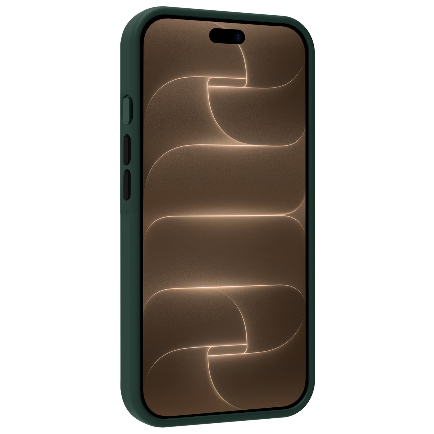 Nomfy Nomfy iPhone 18 Pro Magsafe Hoesje Donkergroen Met Screenprotector