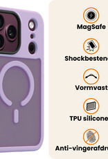 Nomfy Nomfy iPhone 18 Pro Magsafe Hoesje Lila Met Screenprotector