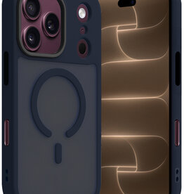 Nomfy Nomfy iPhone 18 Pro Max Magsafe Hoesje - Donkerblauw