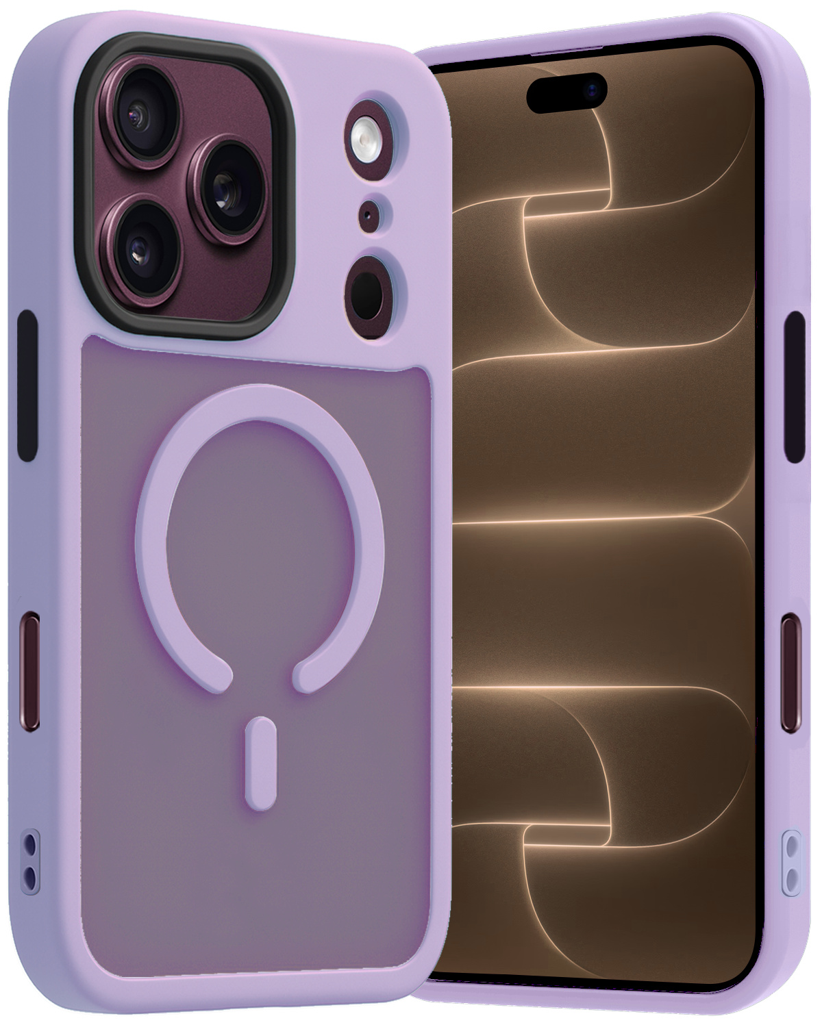 Nomfy Nomfy iPhone 18 Pro Max Magsafe Hoesje - Lila