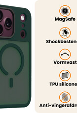 Nomfy Nomfy iPhone 18 Pro Max Magsafe Hoesje - Donkergroen - 2 PACK