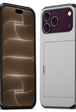 Nomfy Nomfy iPhone 18 Pro Max Hoesje Pashouder Hard - Grijs