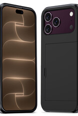 Nomfy Nomfy iPhone 18 Pro Max Hoesje Pashouder Hard - Zwart