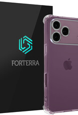 Forterra Forterra iPhone 18 Pro Hoesje Shockproof - Transparant
