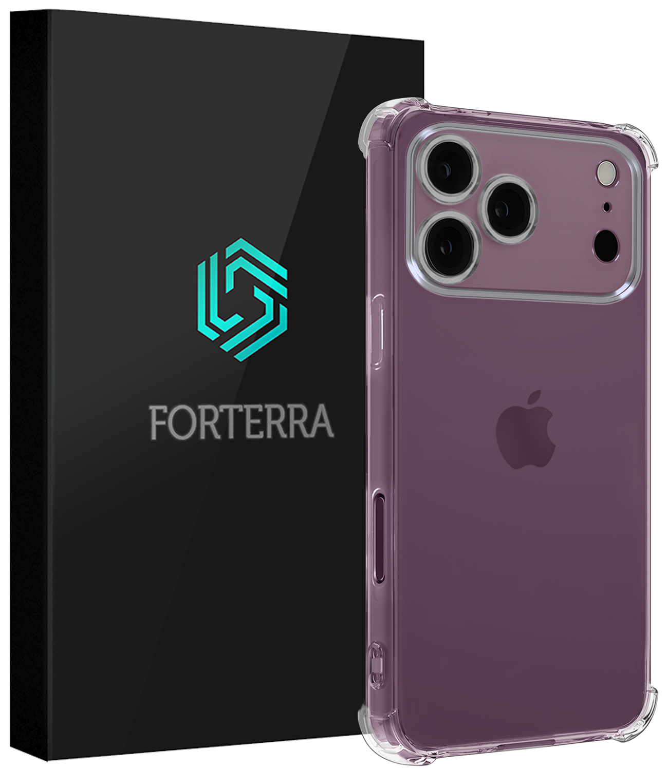 Forterra Forterra iPhone 18 Pro Max Hoesje Shockproof - Transparant