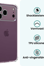 Forterra Forterra iPhone 18 Pro Max Hoesje Shockproof Met Screenprotector Met Dichte Notch