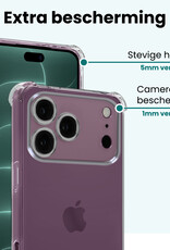 Forterra Forterra iPhone 18 Pro Max Hoesje Shockproof Met Screenprotector Met Dichte Notch