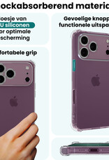 Forterra Forterra iPhone 18 Pro Max Hoesje Shockproof Met Screenprotector Met Dichte Notch