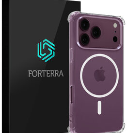 Forterra Forterra iPhone 18 Pro Magsafe Hoesje - Transparant