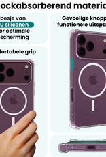 Forterra Forterra iPhone 18 Pro Max Magsafe Hoesje - Transparant - 2 PACK