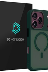 Forterra Forterra iPhone 18 Pro Magsafe Hoesje - Donkergroen