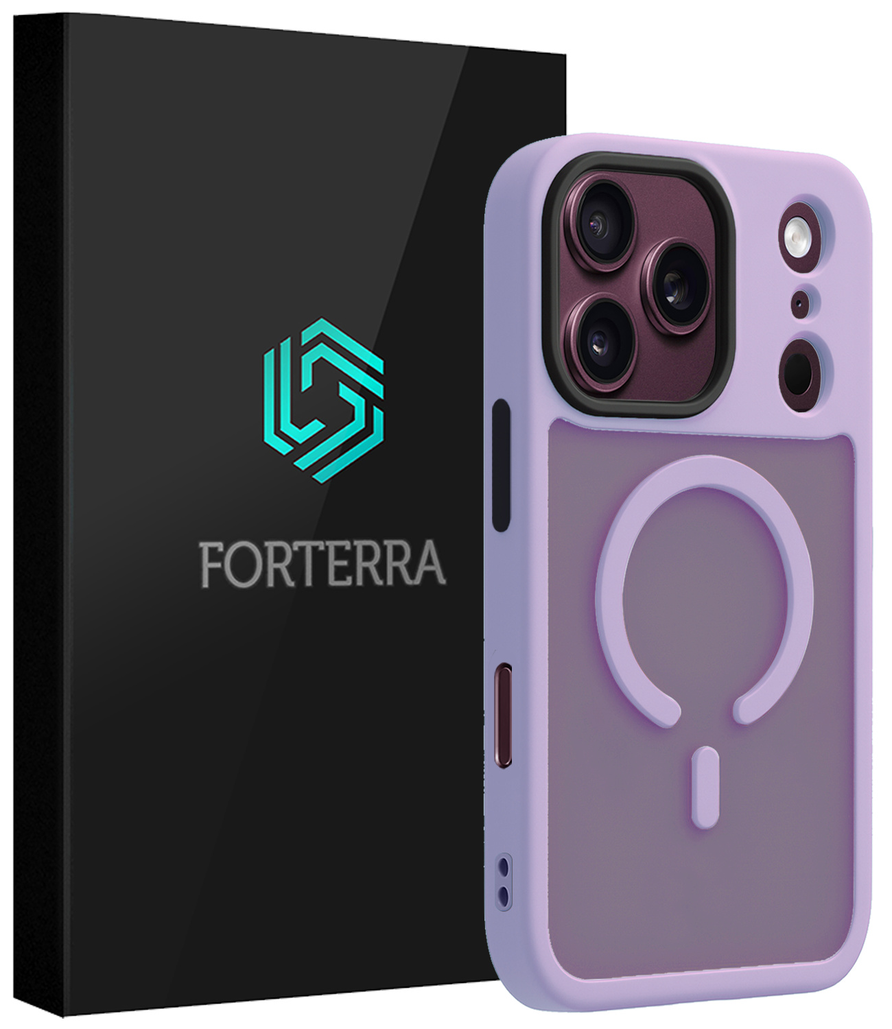 Forterra Forterra iPhone 18 Pro Magsafe Hoesje - Lila