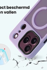 Forterra Forterra iPhone 18 Pro Magsafe Hoesje Lila Met 2x Screenprotector