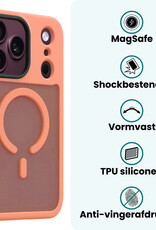 Forterra Forterra iPhone 18 Pro Magsafe Hoesje Perzik Met 2x Screenprotector