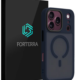 Forterra Forterra iPhone 18 Pro Max Magsafe Hoesje - Donkerblauw