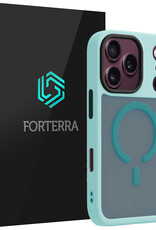 Forterra Forterra iPhone 18 Pro Max Magsafe Hoesje - Lichtblauw